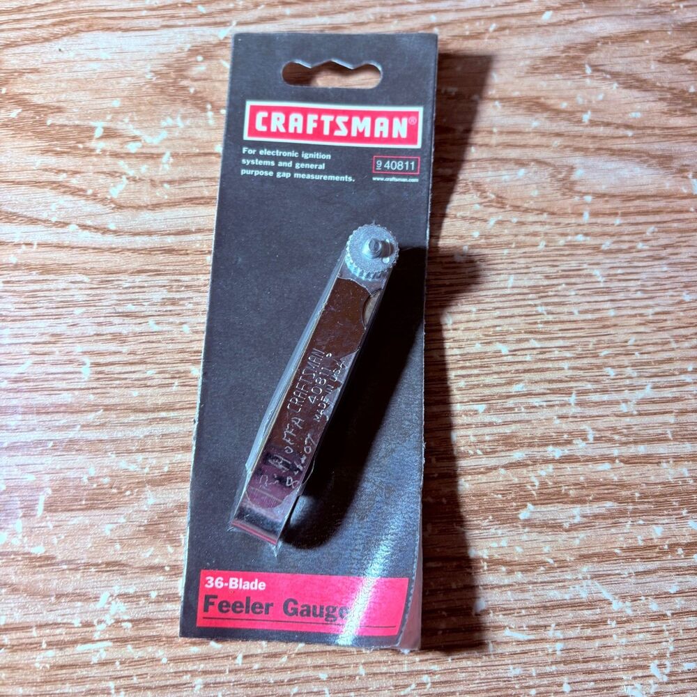 Sears Craftsman USA 36 Blade Feeler Gauge 40811 USA Made Brand New